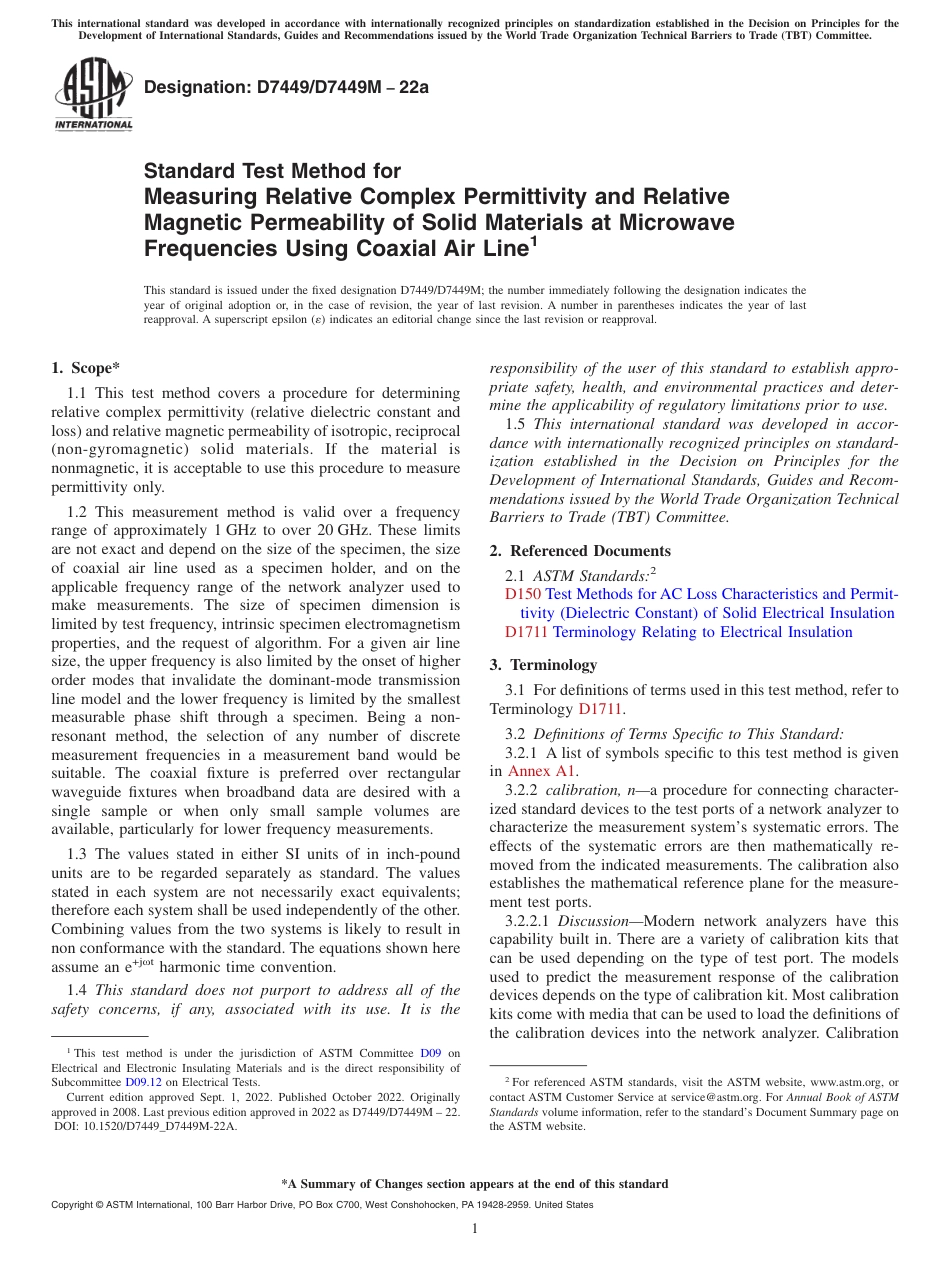 ASTM D7449 - D 7449M - 22a.pdf_第1页