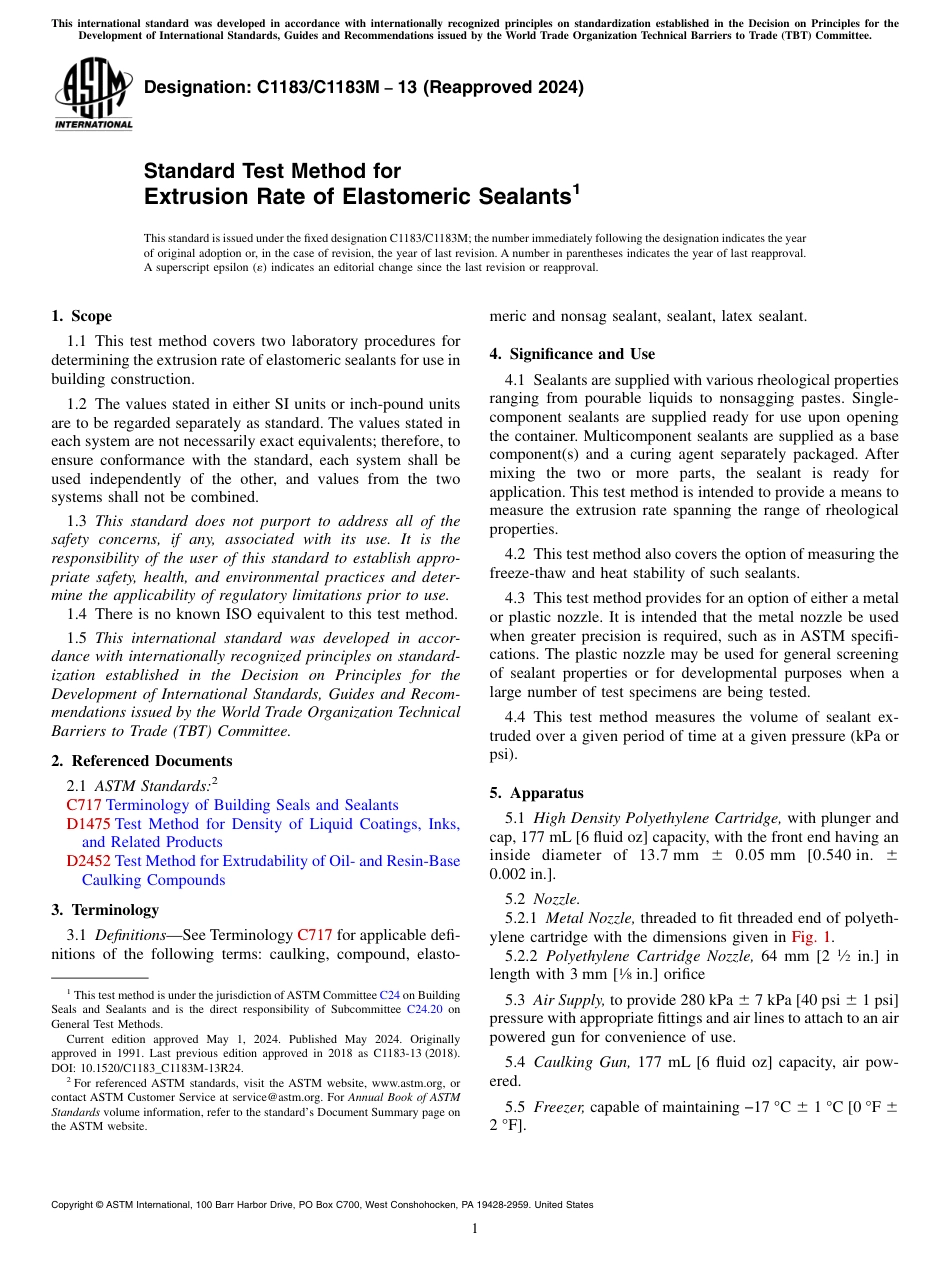ASTM C1183 - C 1183M - 13 (2024).pdf_第1页