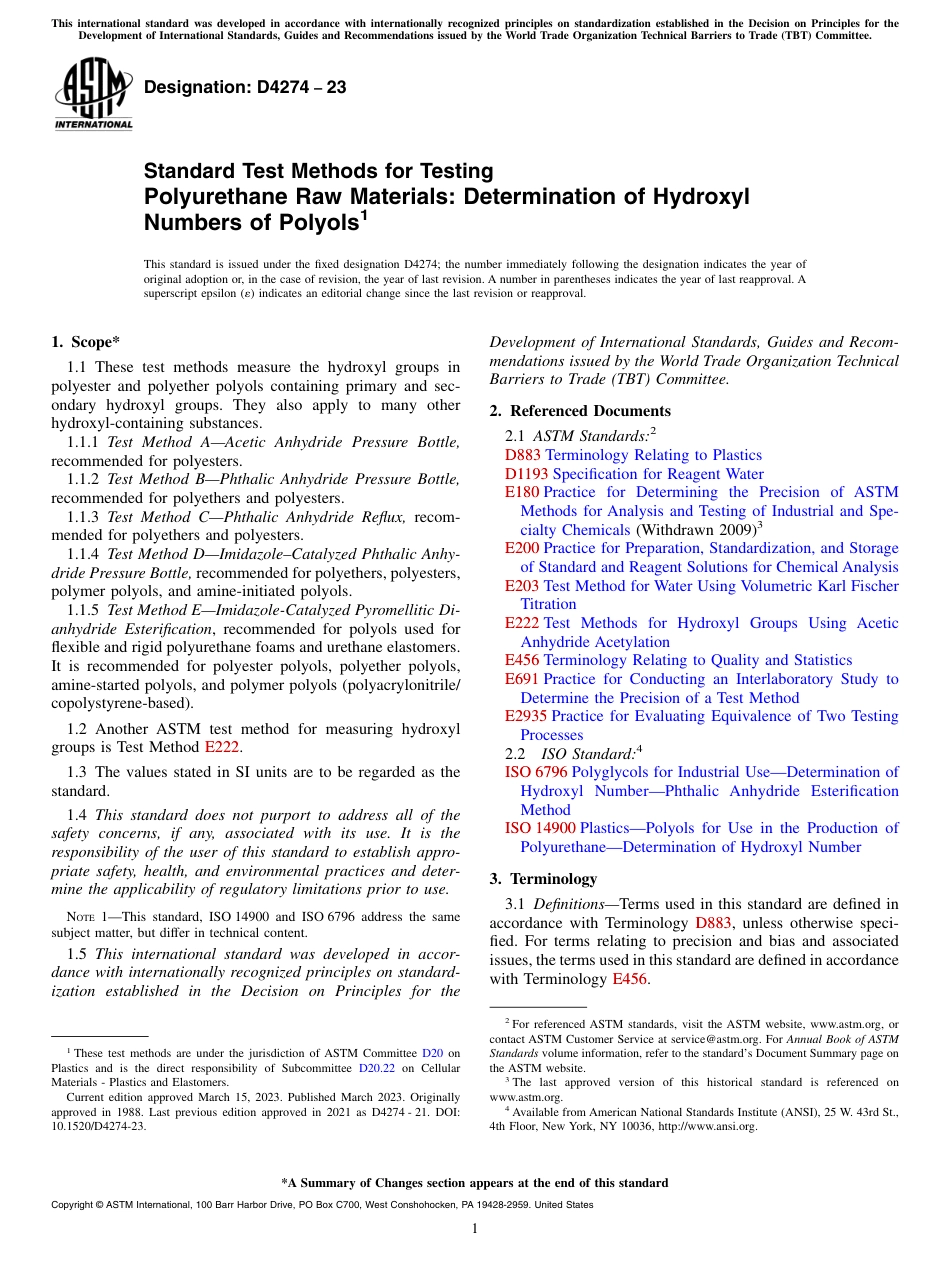 ASTM D4274 - 23.pdf_第1页