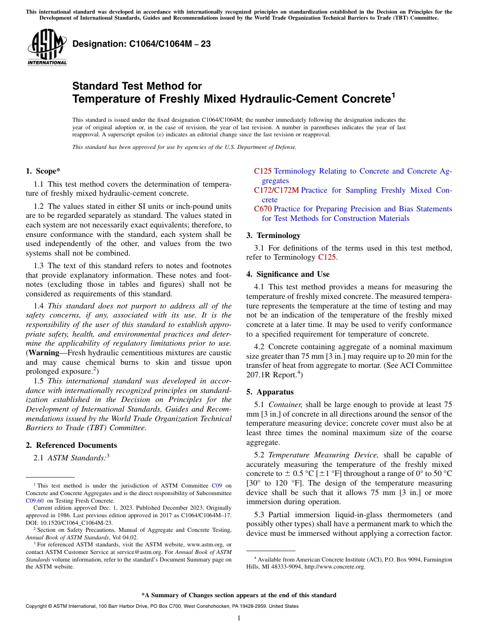 ASTM C1064 - C 1064M - 23.pdf_第1页
