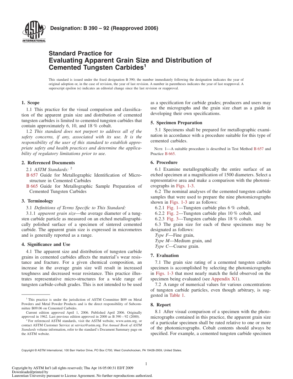 ASTM B390 - 92 (2006).pdf_第1页