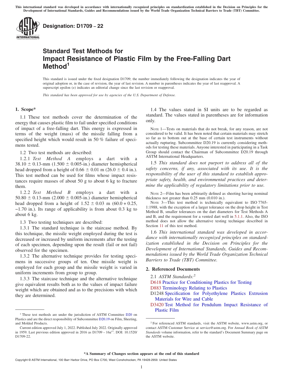 ASTM D1709 - 22.pdf_第1页