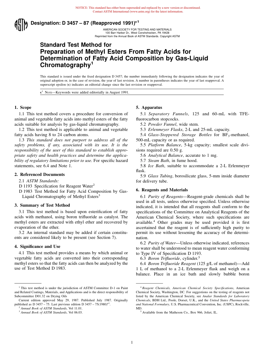 ASTM D3457 - 87 (1991)e1.pdf_第1页