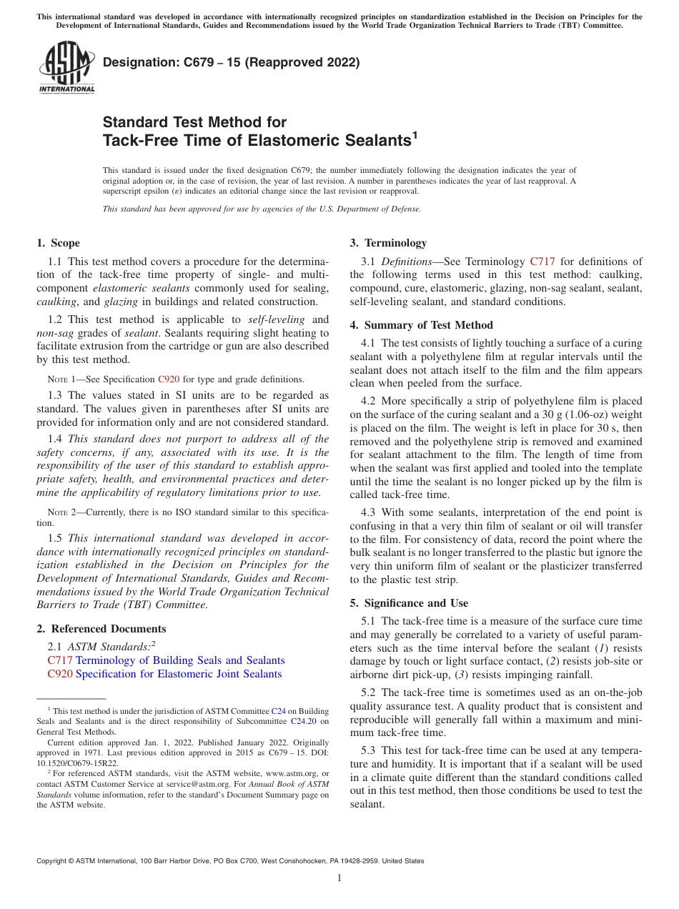 ASTM C679 - 15 (2022).pdf_第1页