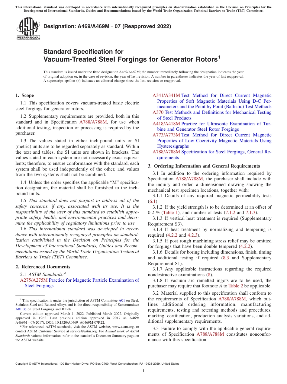 ASTM A469 - A 469M - 07 (2022).pdf_第1页