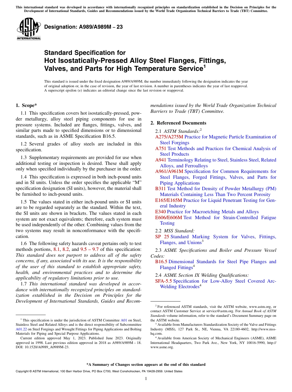 ASTM A989 - A 989M - 23.pdf_第1页