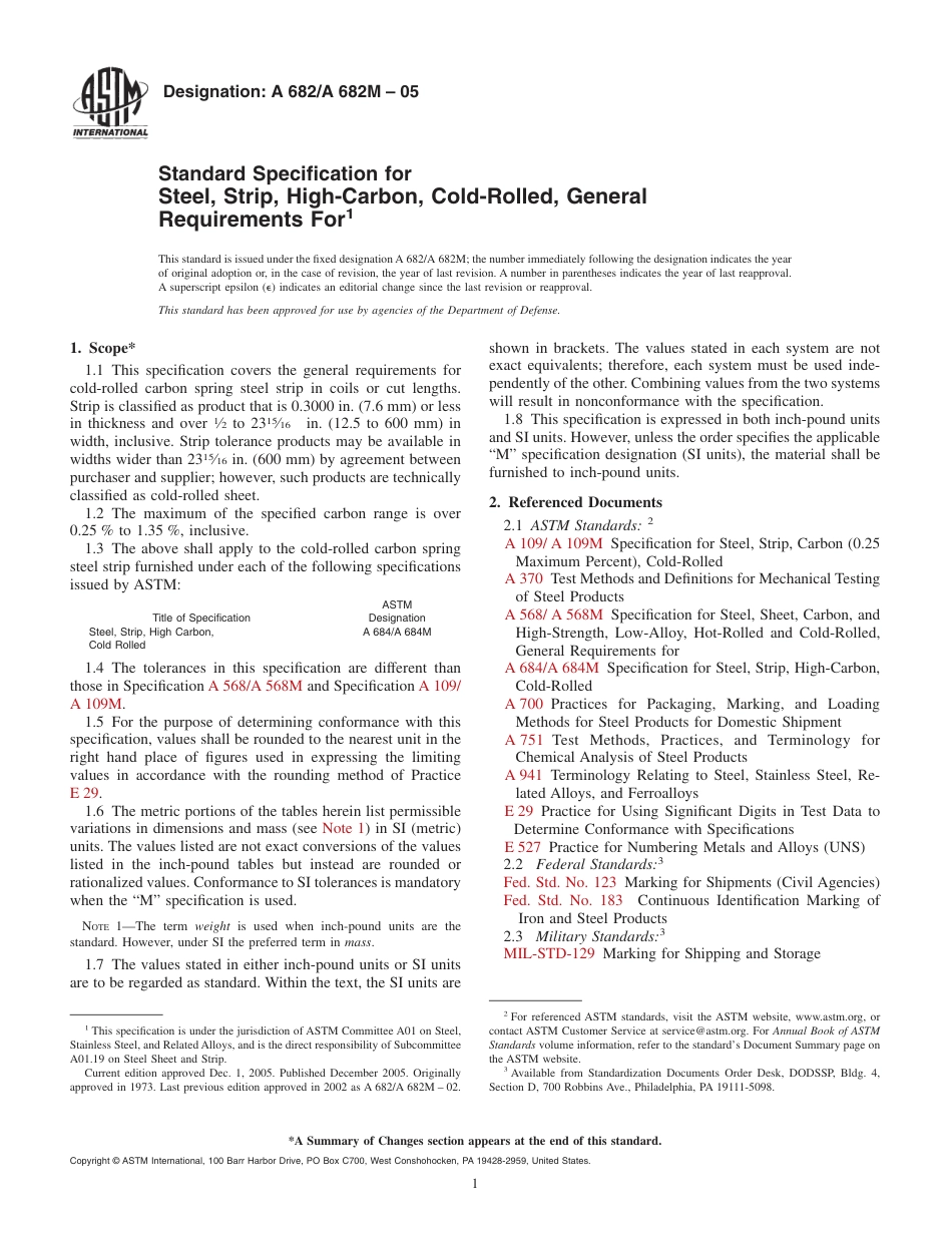ASTM A682 - A 682M - 05.pdf_第1页