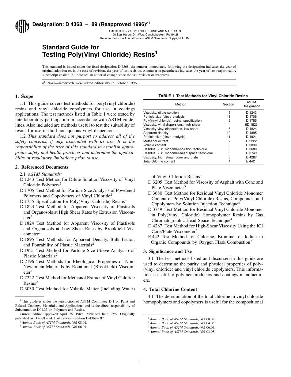 ASTM D4368 - 89 (1996)e1.pdf_第1页