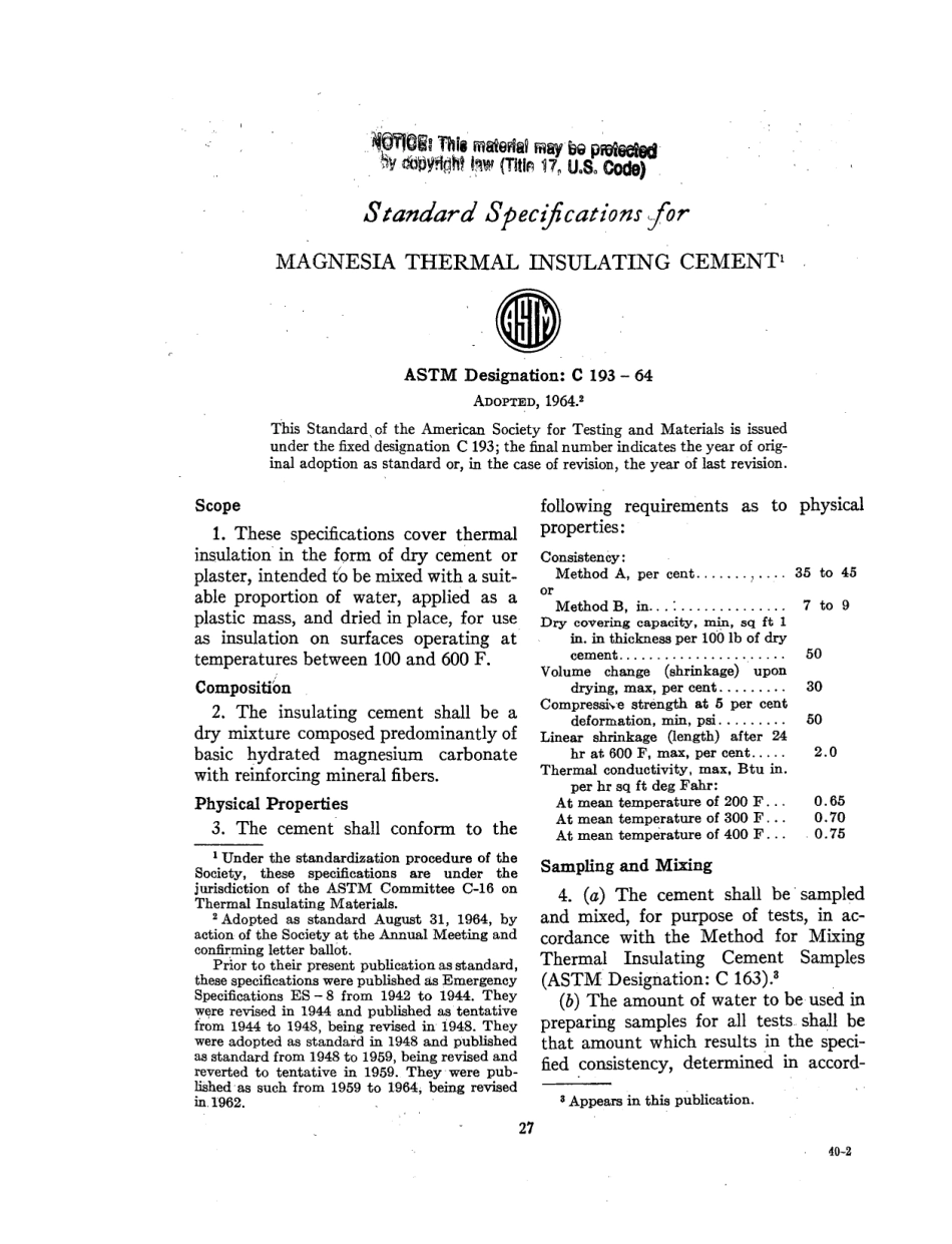 ASTM C193 - 64 scan.pdf_第1页