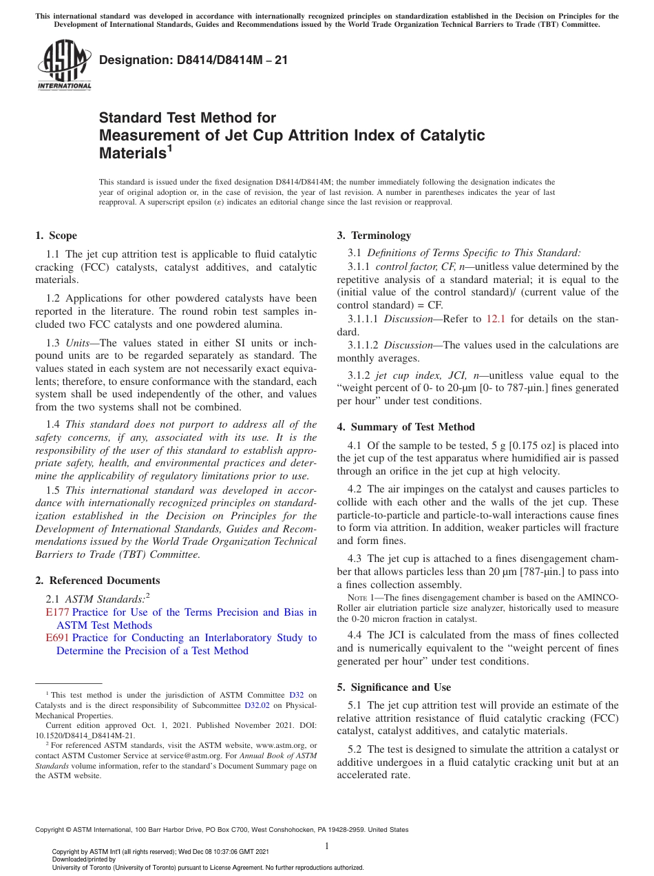 ASTM D8414 - D 8414M - 21.pdf_第1页