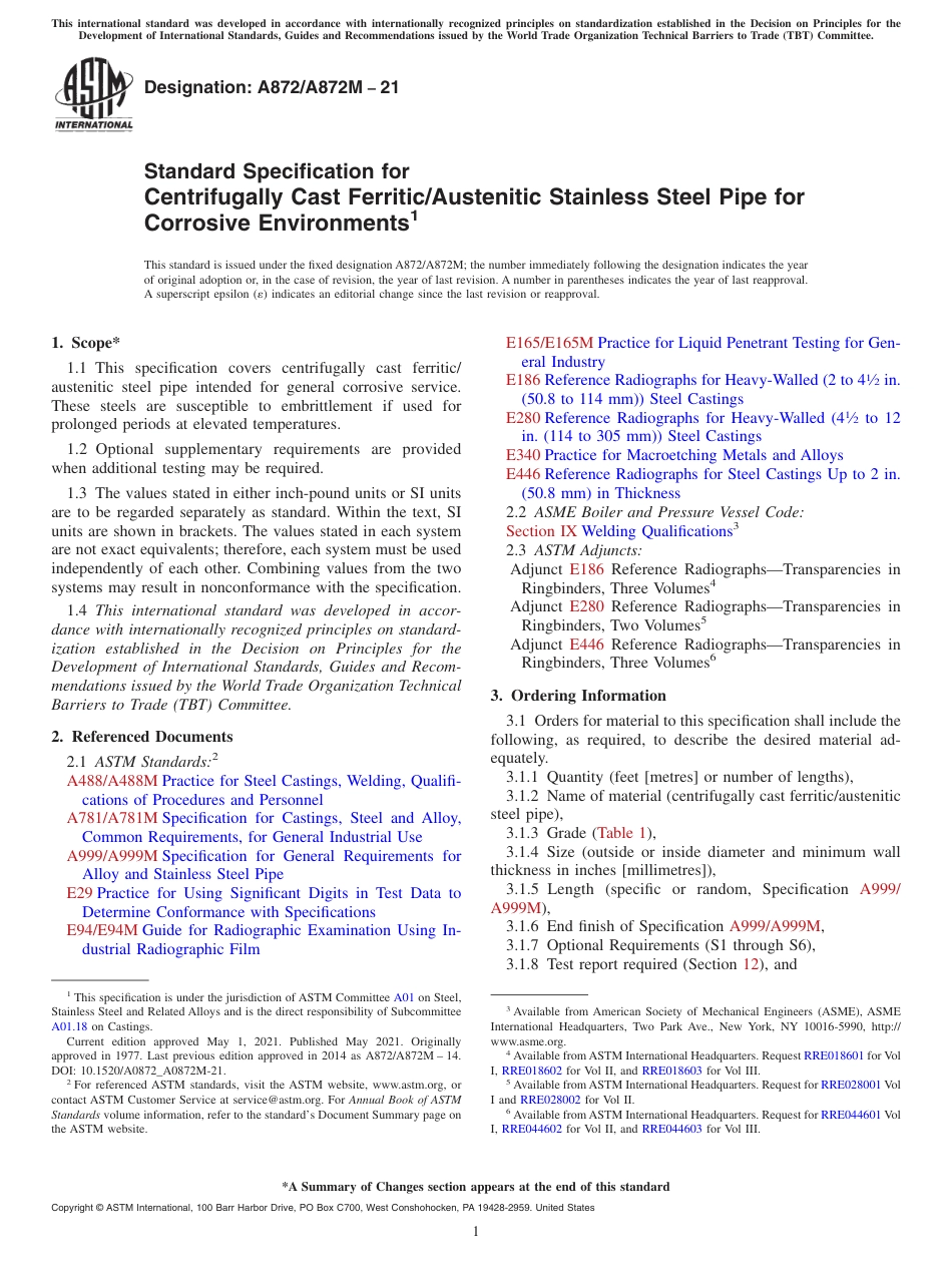 ASTM A872 - A 872M - 21.pdf_第1页