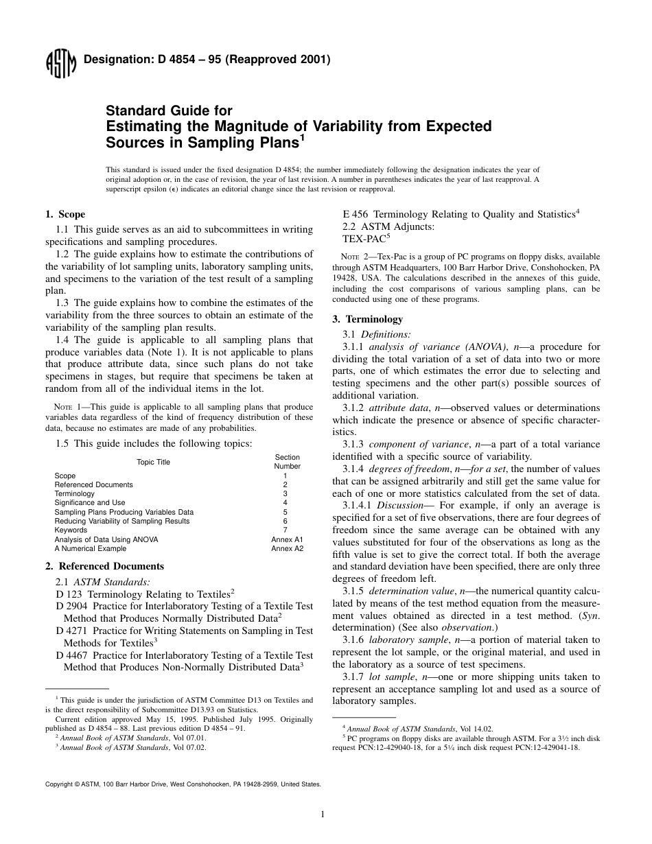 ASTM D4854 - 95 (2001).pdf_第1页