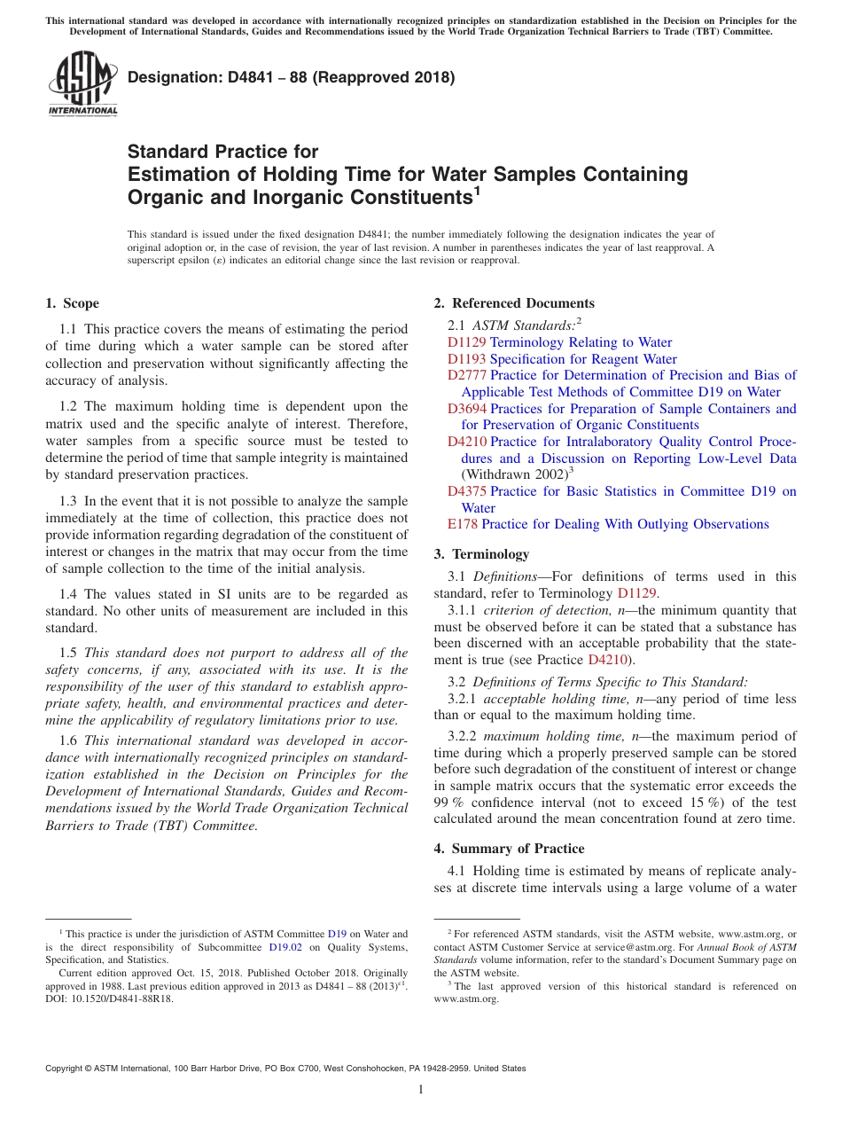 ASTM D4841 - 88 (2018).pdf_第1页