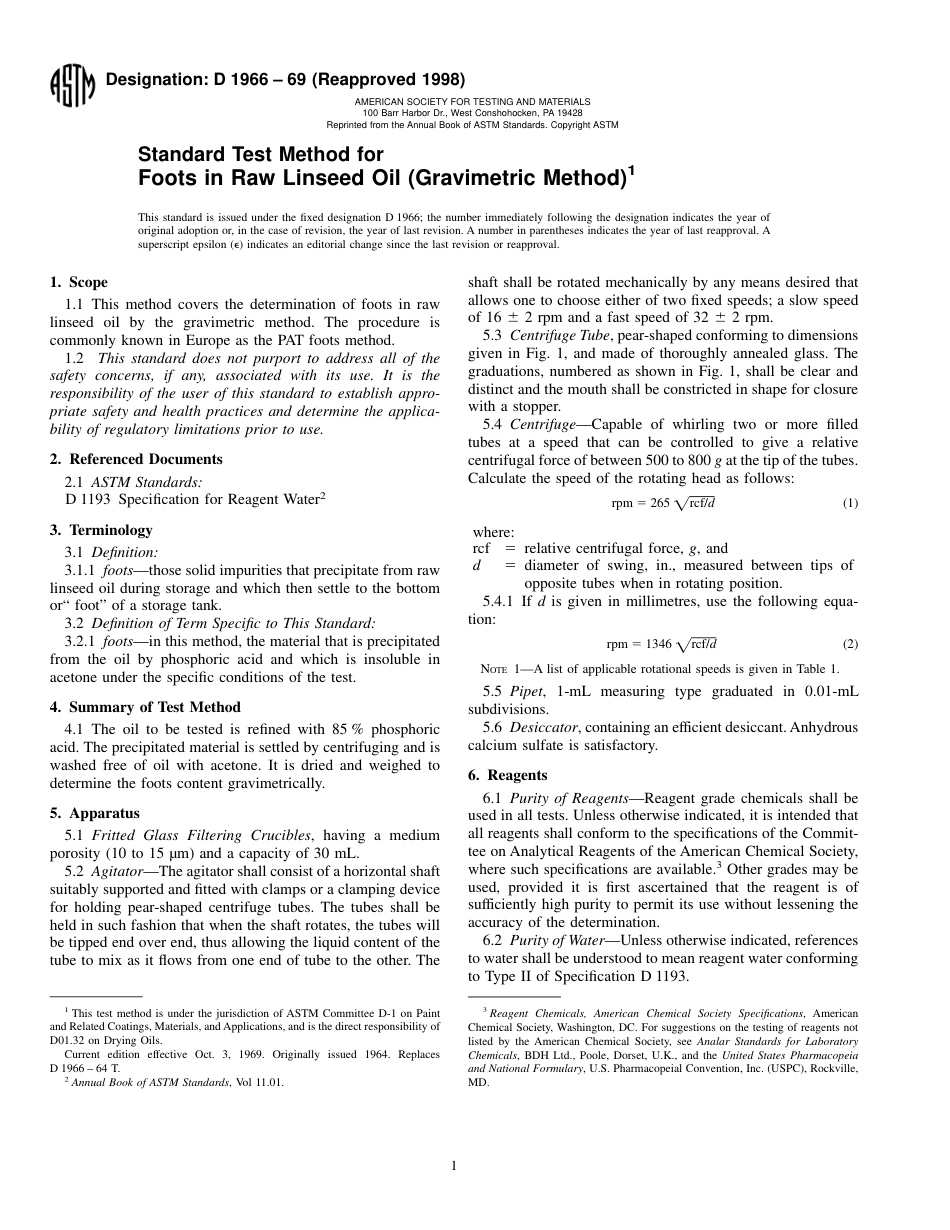 ASTM D1966 - 69 (1998).pdf_第1页