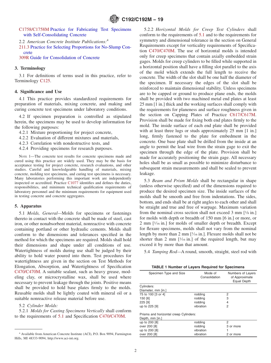 ASTM C192 - C 192M - 19.pdf_第2页