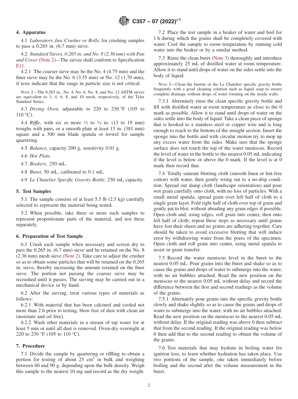ASTM C357 - 07 (2022)e1.pdf_第2页
