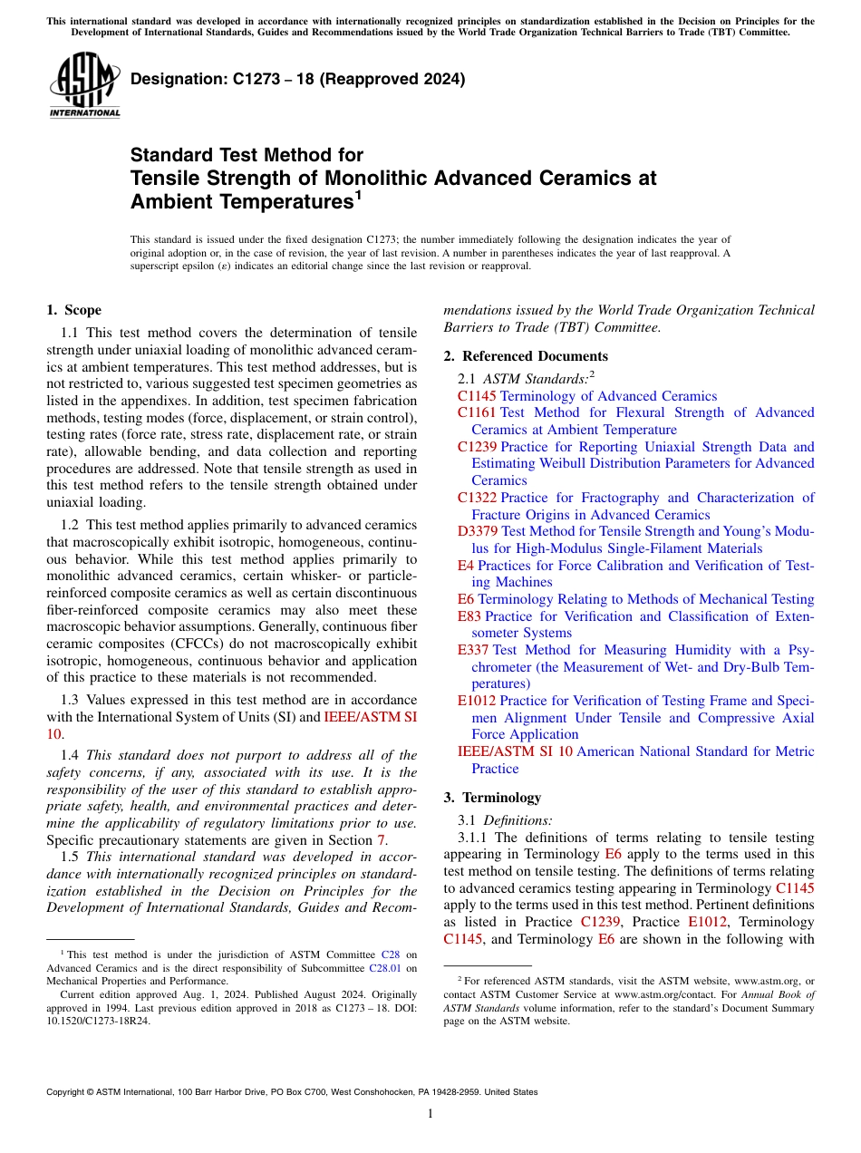 ASTM C1273 - 18 (2024).pdf_第1页