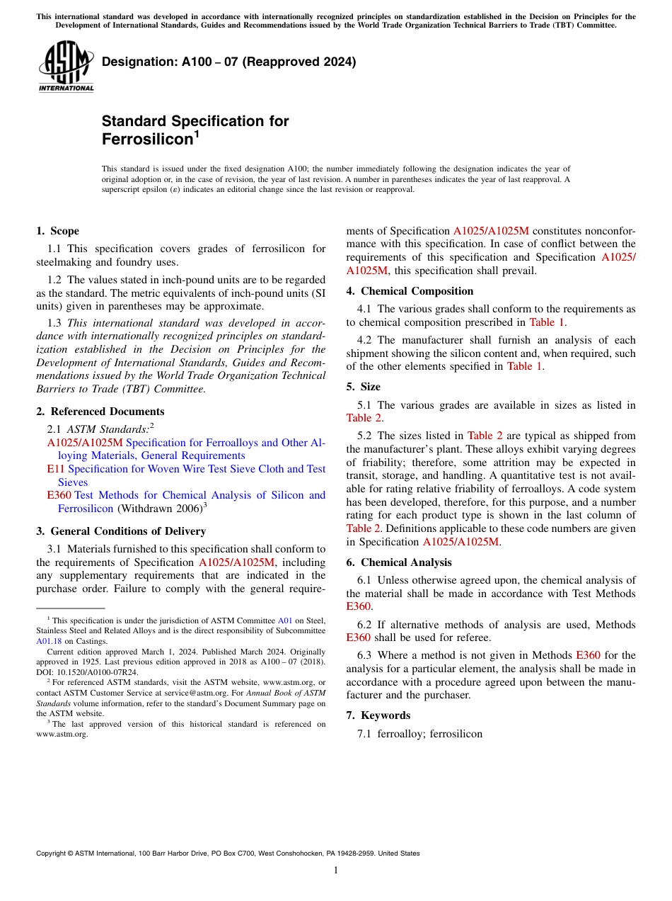 ASTM A100 - 07 (2024).pdf_第1页