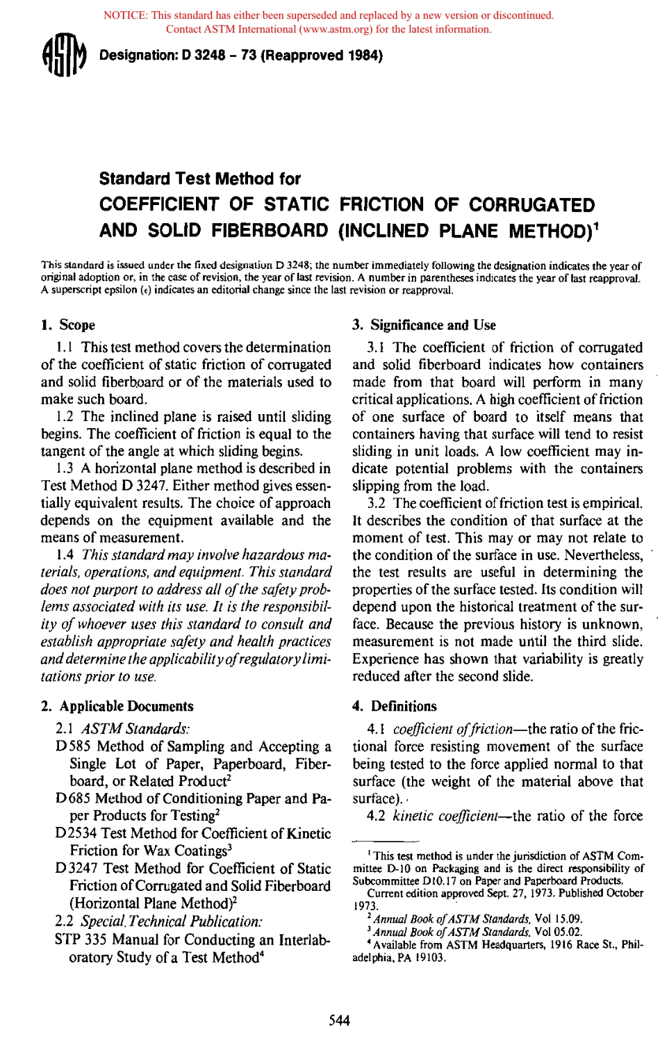 ASTM D3248 - 73 (1984) scan.pdf_第1页