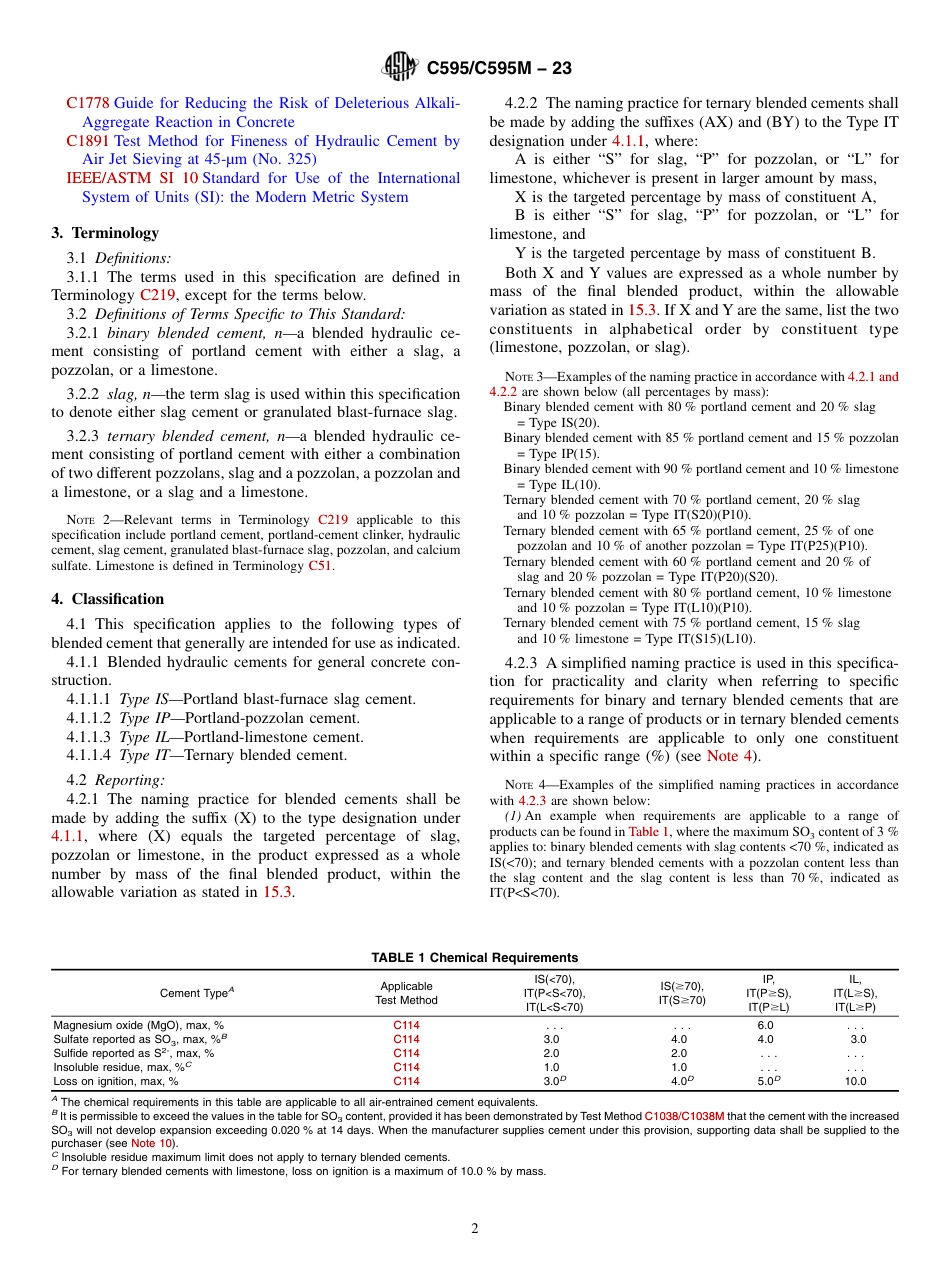 ASTM C595 - C 595M - 23.pdf_第2页