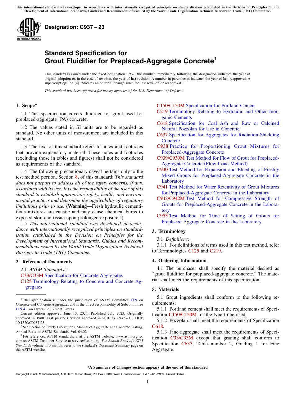 ASTM C937 - 23.pdf_第1页