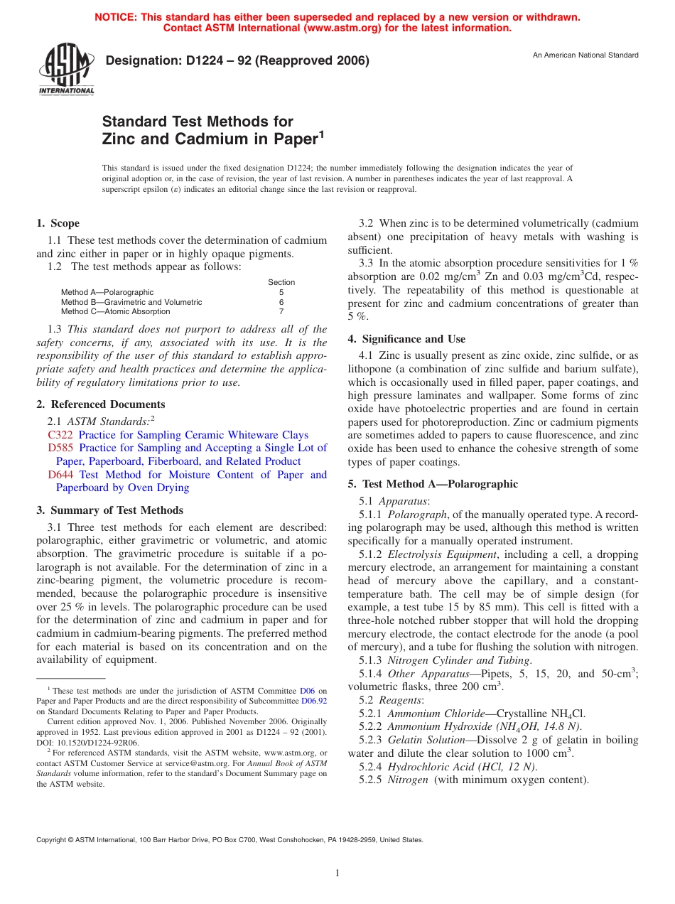 ASTM D1224 - 92 (2006).pdf_第1页