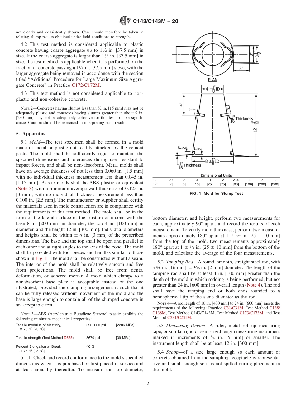 ASTM C143 - C 143M - 20.pdf_第2页