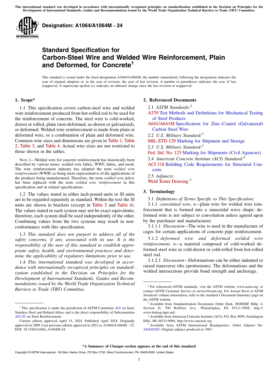 ASTM A1064 - A 1064M - 24.pdf_第1页