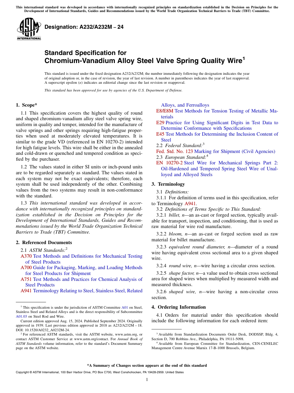 ASTM A232 - A 232M - 24.pdf_第1页