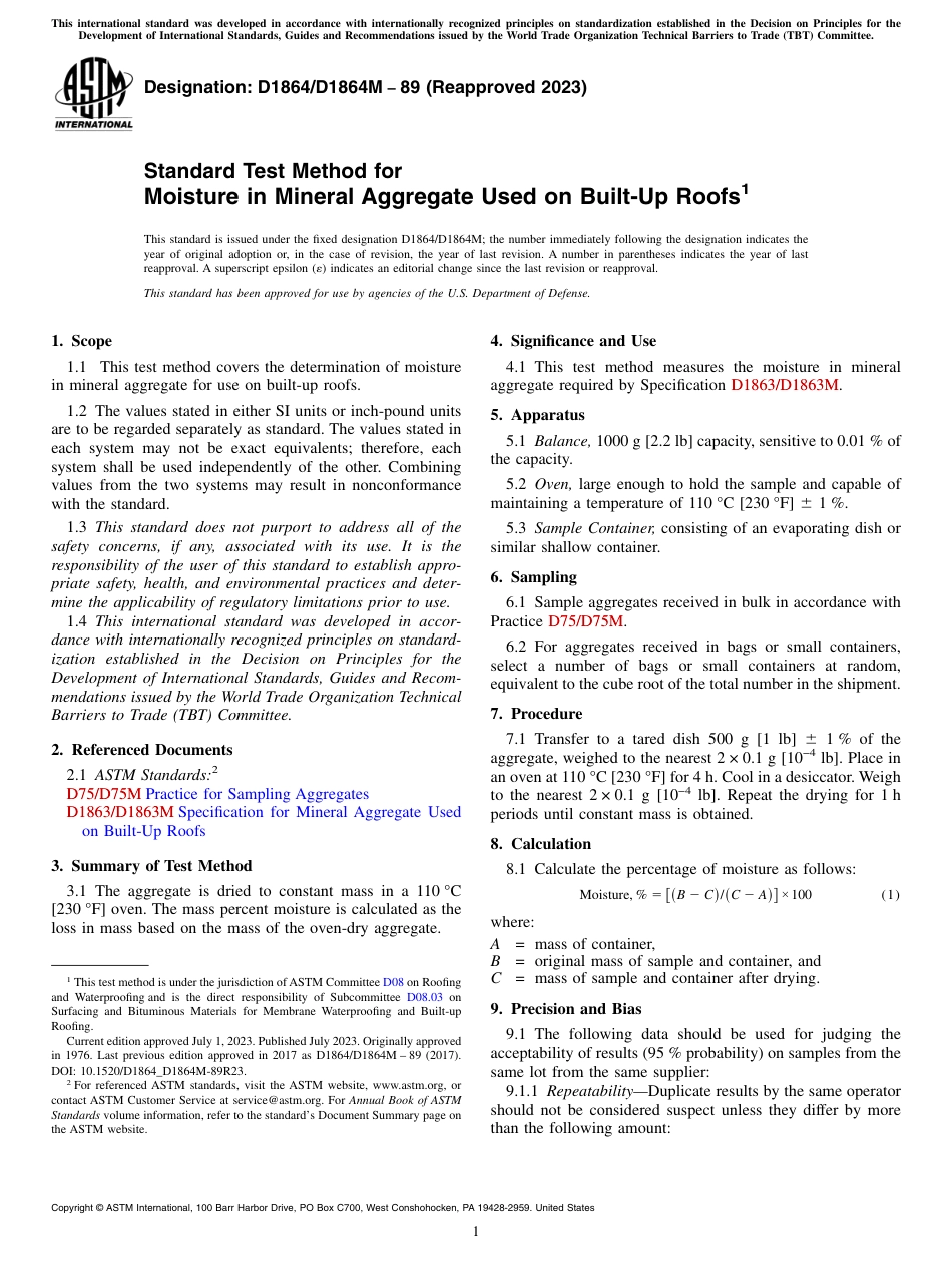 ASTM D1864 - D 1864M - 89 (2023).pdf_第1页