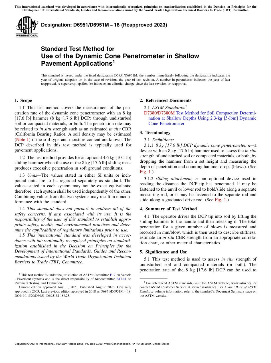 ASTM D6951 - D 6951M - 18 (2023).pdf_第1页