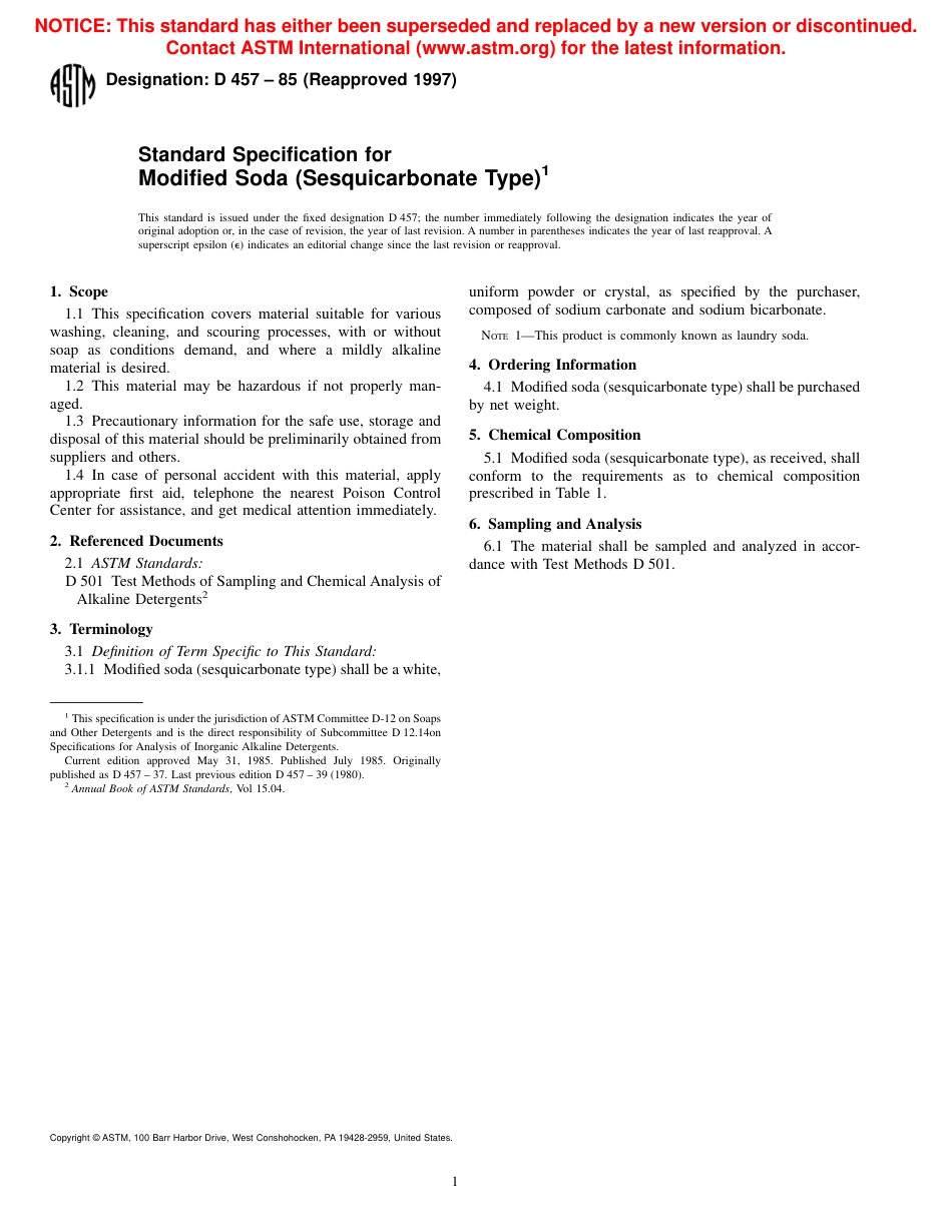 ASTM D457 - 85 (1997).pdf_第1页