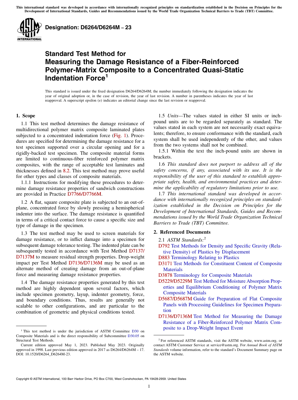 ASTM D6264 - D 6264M - 23.pdf_第1页