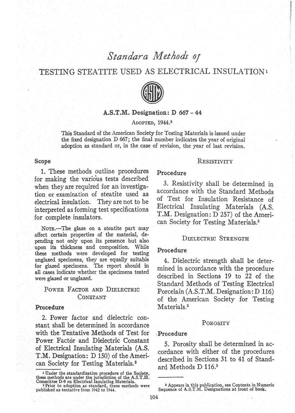 ASTM D667 - 44 scan.pdf_第1页