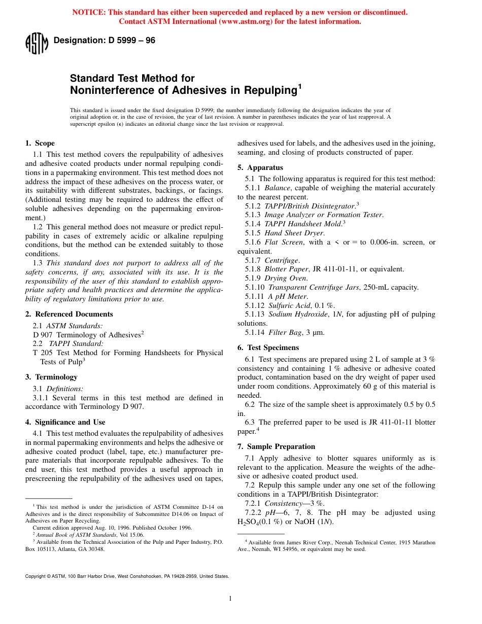 ASTM D5999 - 96.pdf_第1页