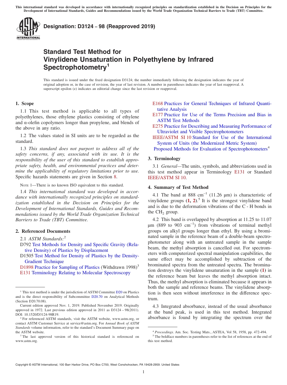 ASTM D3124 - 98 (2019).pdf_第1页