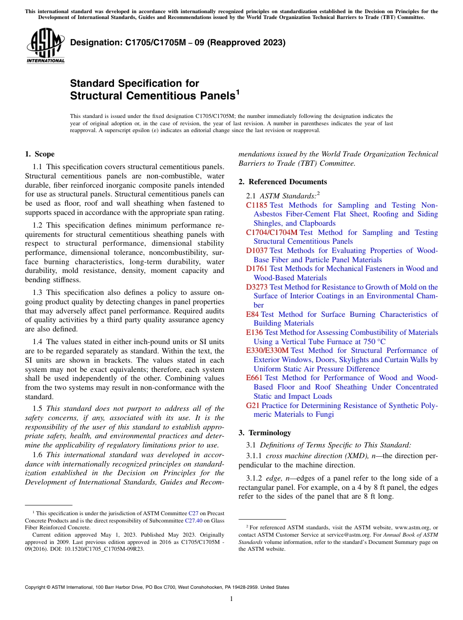 ASTM C1705 - C 1705M - 09 (2023).pdf_第1页
