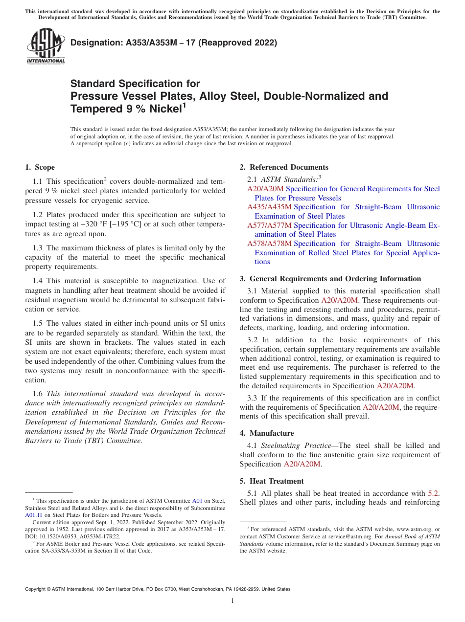 ASTM A353 - A 353M - 17 (2022).pdf_第1页