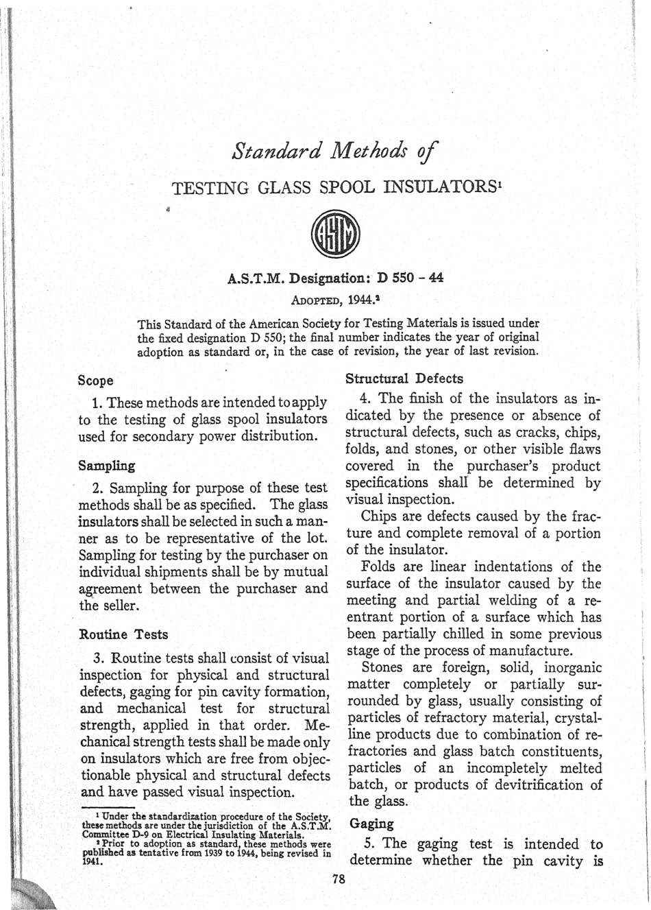 ASTM D550 - 44 scan.pdf_第1页