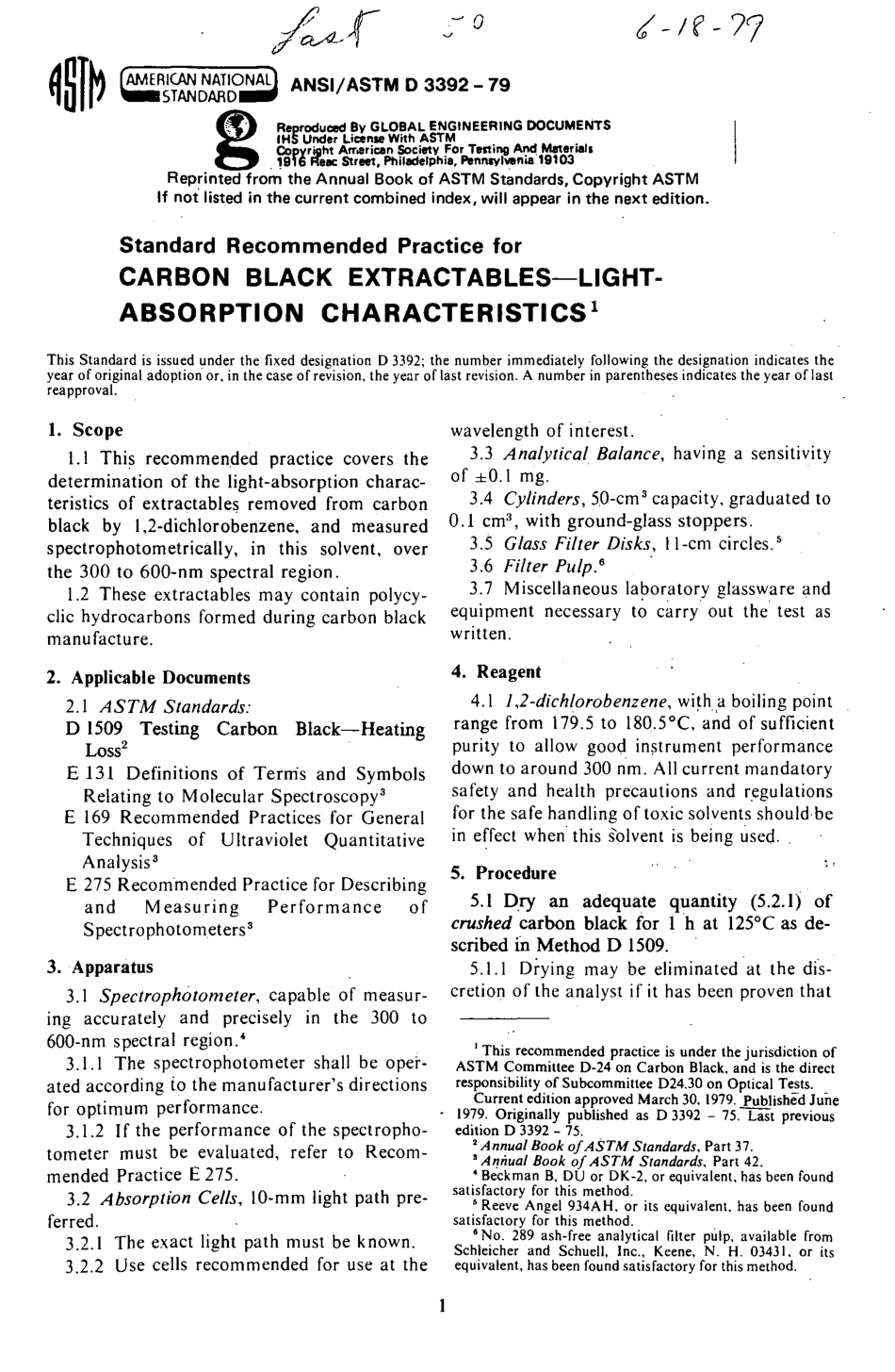 ASTM D3392 - 79 scan.pdf_第1页