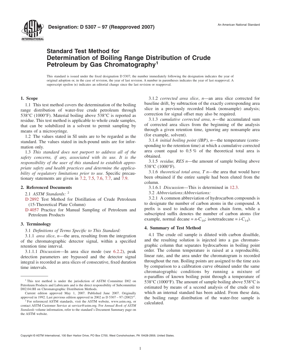 ASTM D5307 - 97 (2007).pdf_第1页