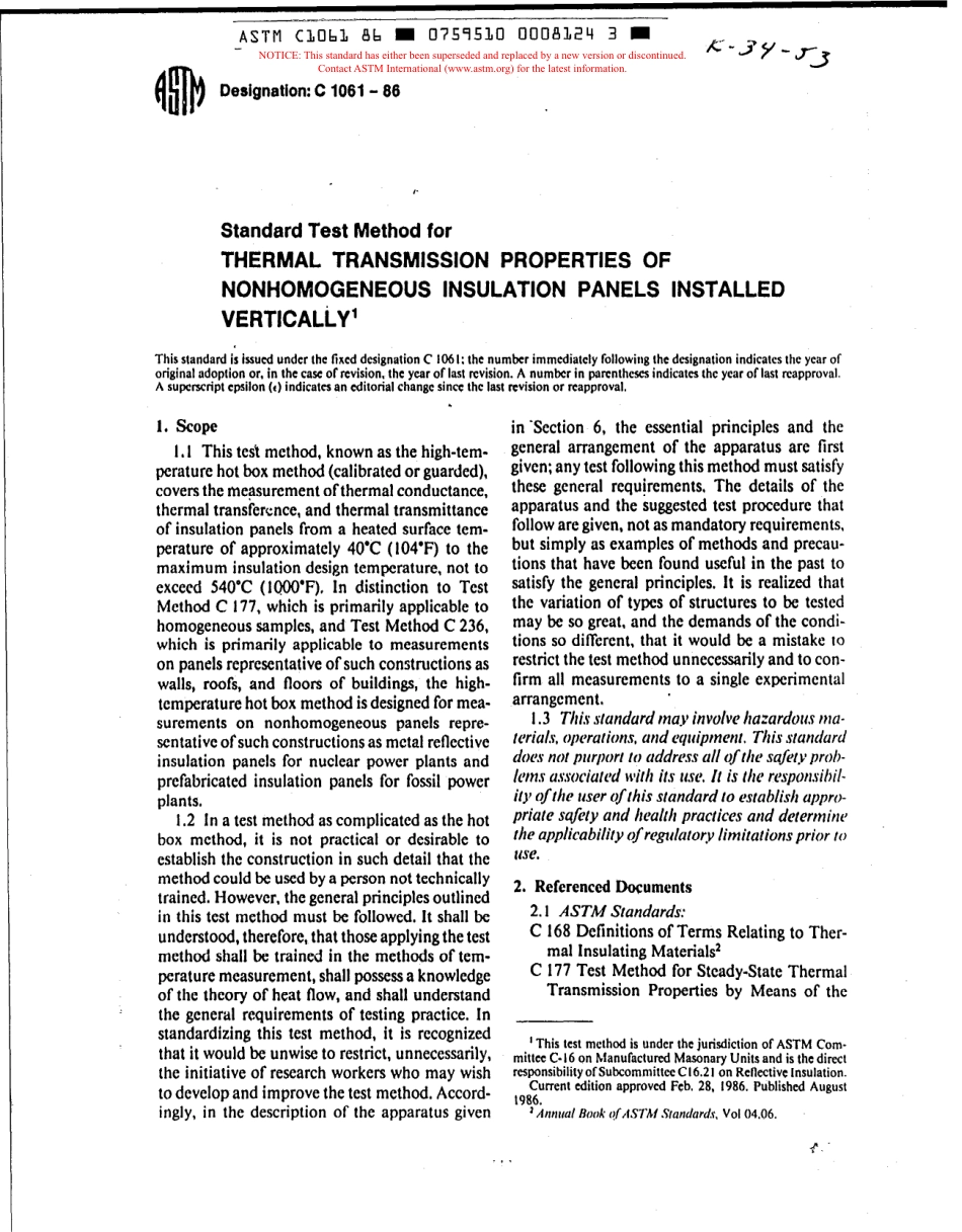 ASTM C1061 - 86 scan.pdf_第1页