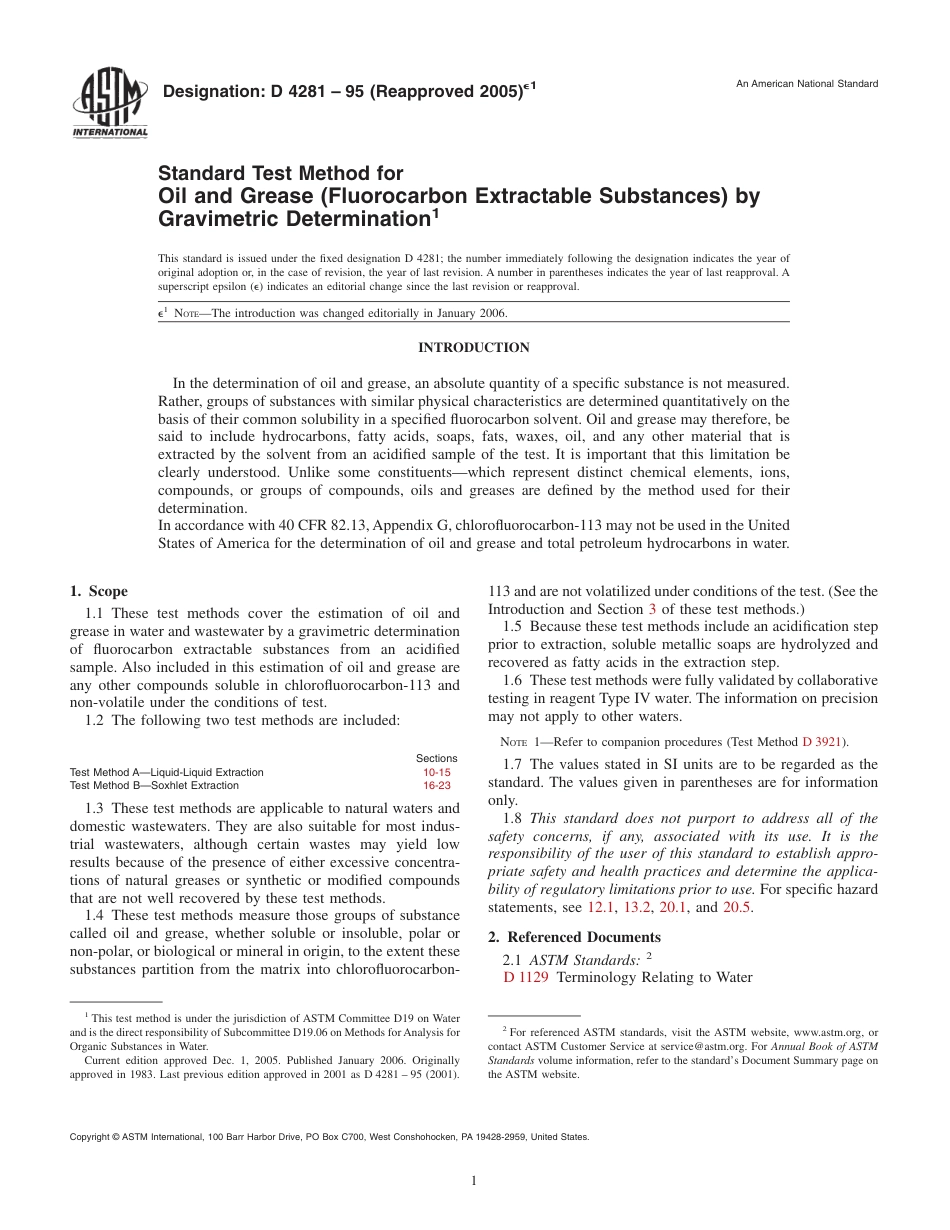 ASTM D4281 - 95 (2005)e1.pdf_第1页