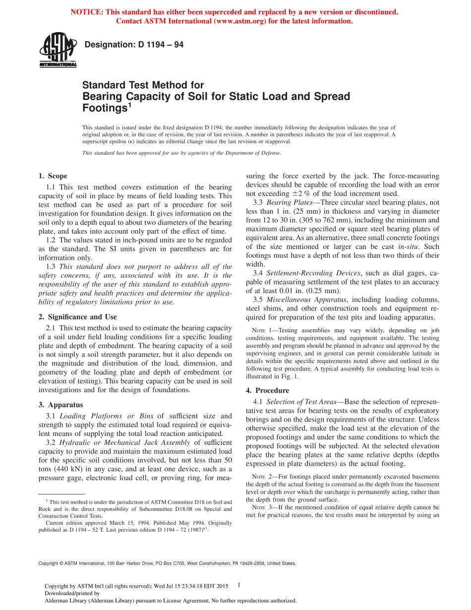 ASTM D1194 - 94.pdf_第1页