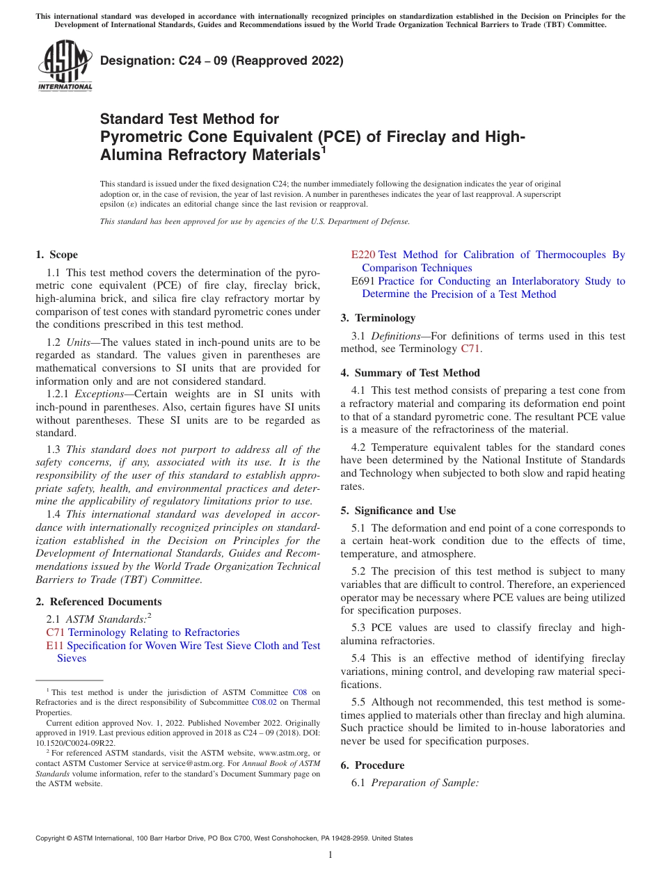 ASTM C24 - 09 (2022).pdf_第1页