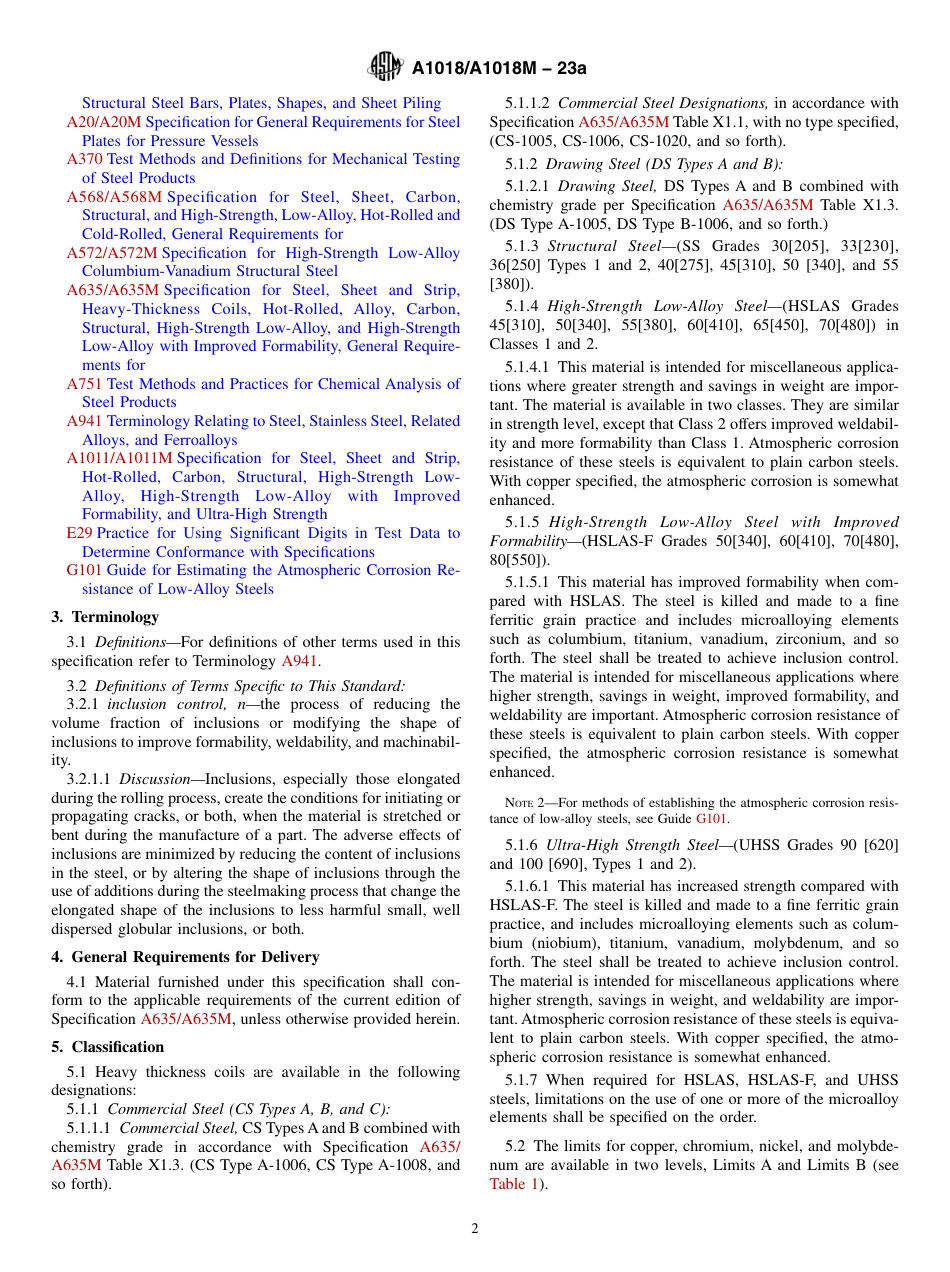 ASTM A1018 - A 1018M - 23a.pdf_第2页