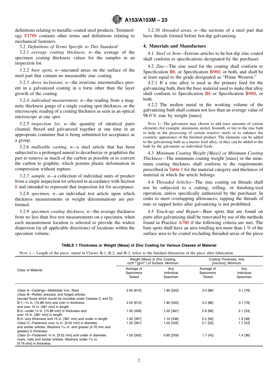 ASTM A153 - A 153M - 23.pdf_第2页