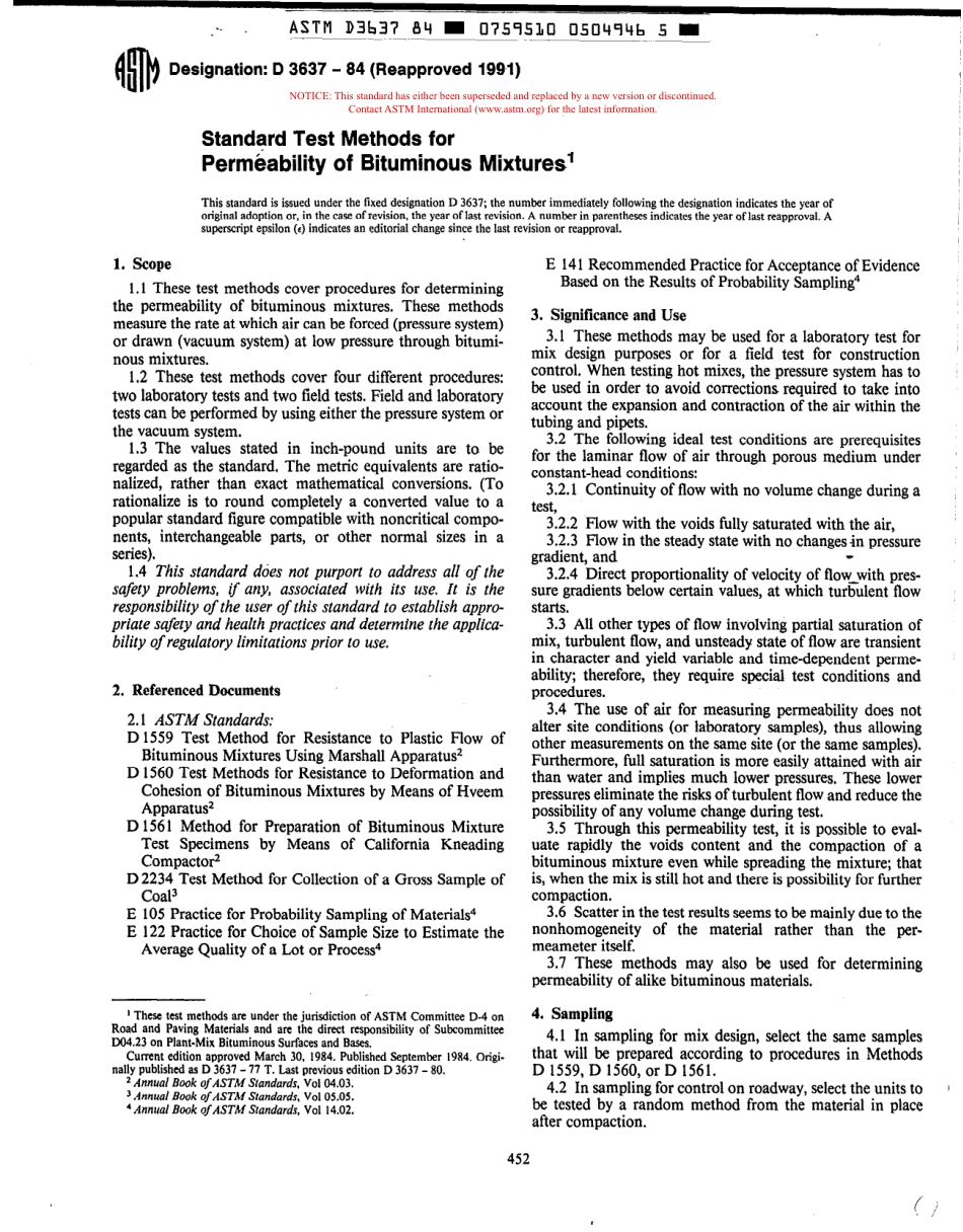 ASTM D3637 - 84 (1991) scan.pdf_第1页