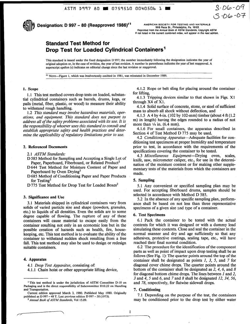 ASTM D997 - 80 (1986)e1 scan.pdf_第1页