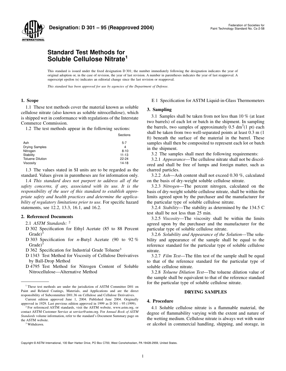 ASTM D301 - 95 (2004).pdf_第1页